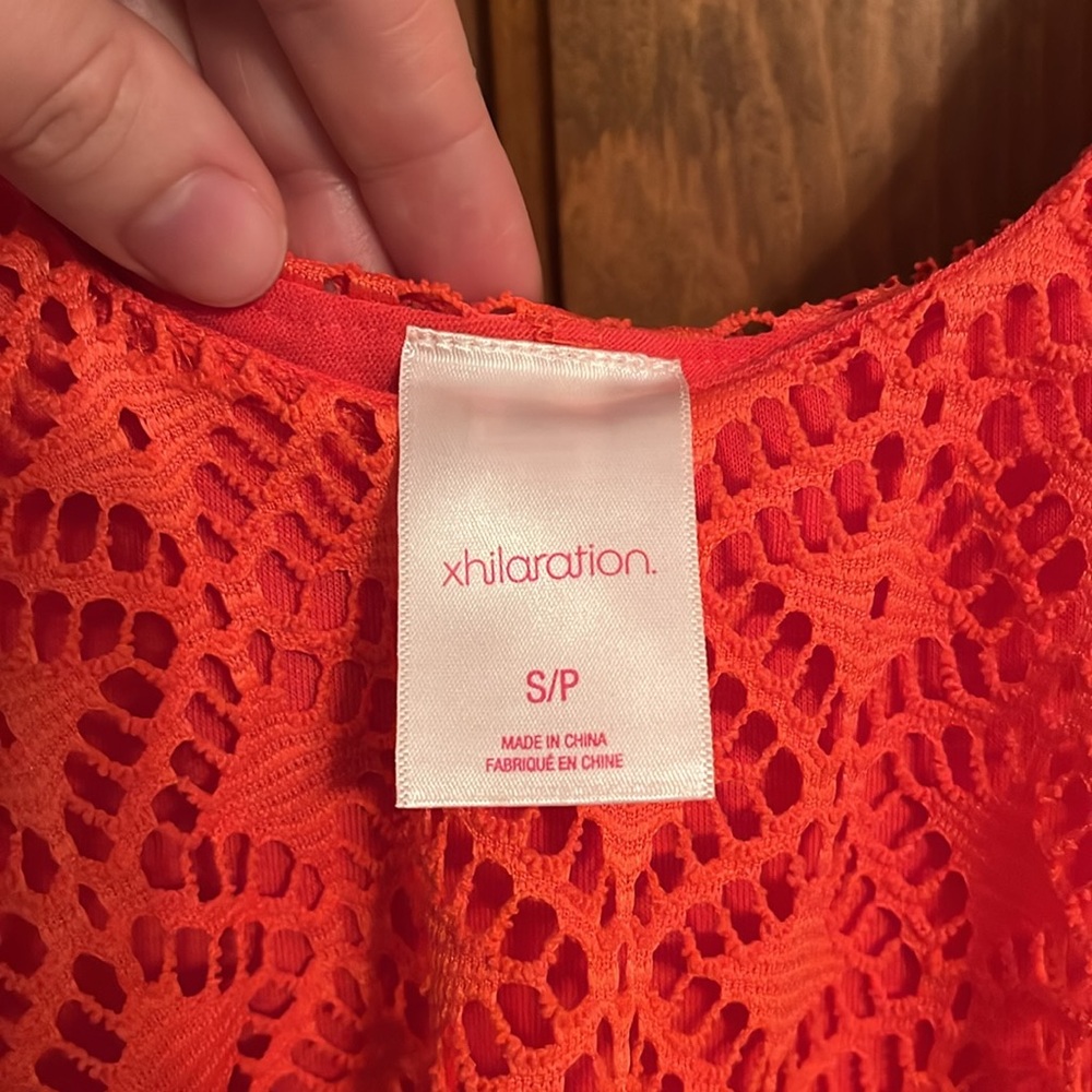 Coral Beach Cover-Up / Dress (size small) - Picture 2 of 2